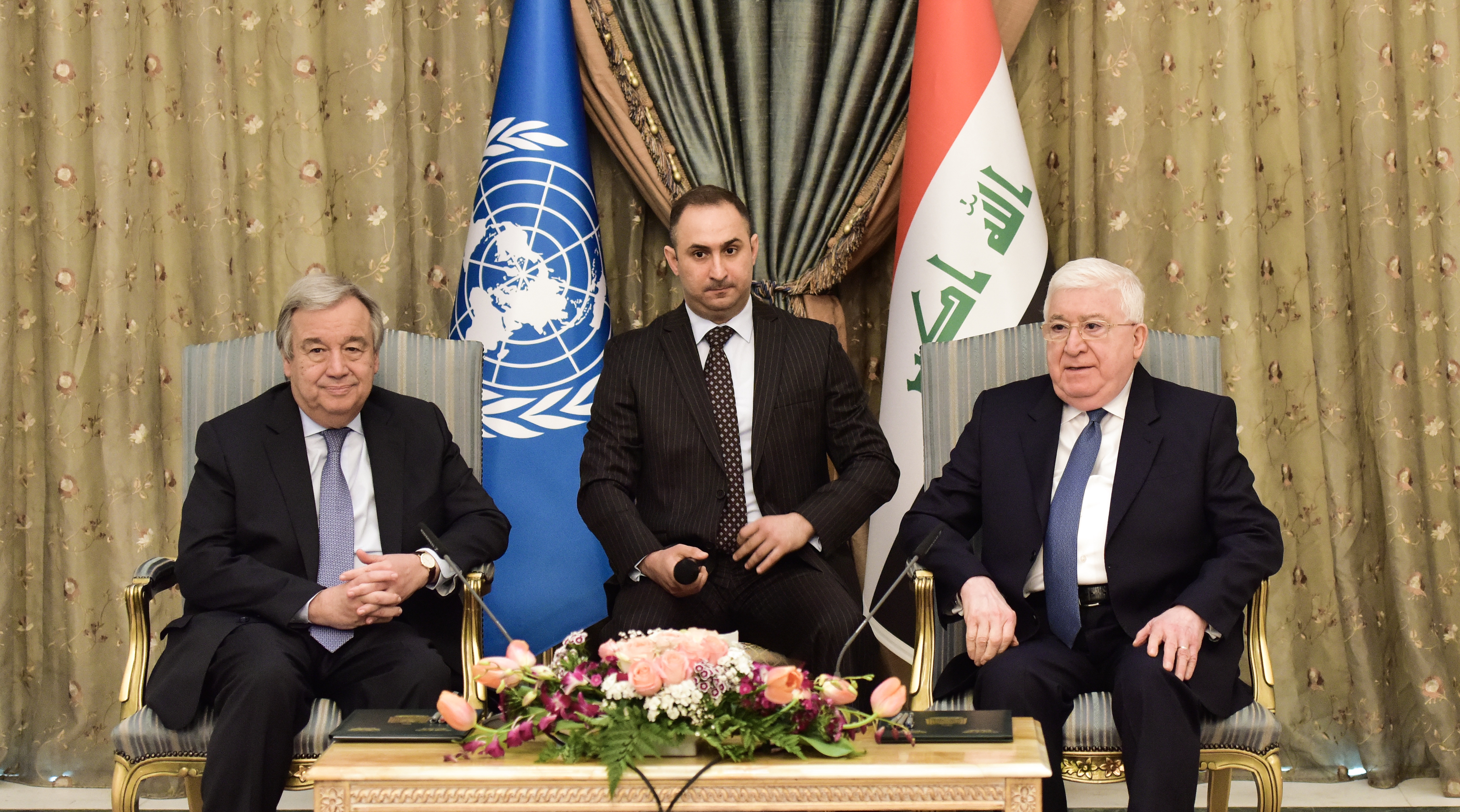 الأمين العام للأمم المتحدة يؤكد على ضرورة تحقيق المصالحة الوطنية في العراق
