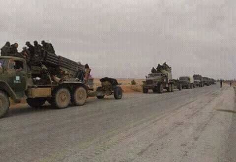 تعزيزات عسكرية سورية باتجاه الحدود العراقية الأردنية