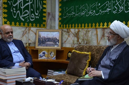 مسجدي يبحث في كربلاء تعزيز “التعاون”