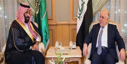 العبادي وبن سلمان يبحثان تعزيز العلاقات بين العراق والسعودية
