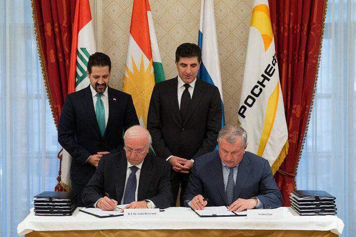 أحزابا كردية:اتفاقية حكومة برزاني مع شركة ((روسنفت) ضد الشعب الكردي
