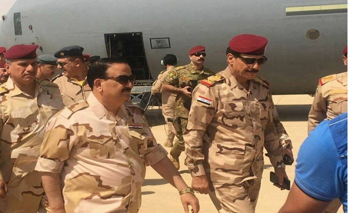 وزير الدفاع يناقش تحرير المناطق غربي الانبار من سيطرة داعش