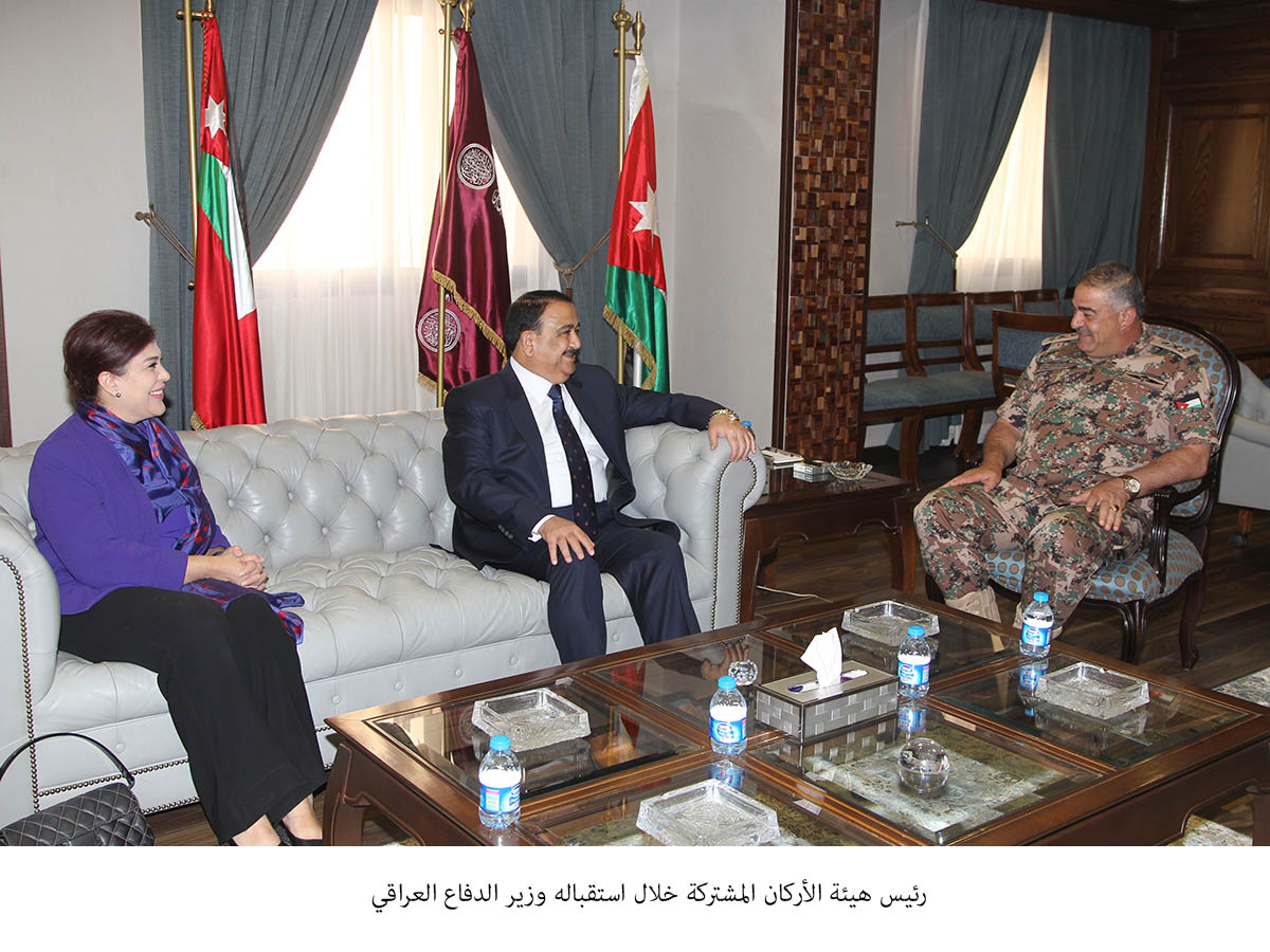 العراق والأردن يؤكدان على تعزيز التعاون العسكري بين البلدين
