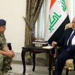 العبادي وبييج يؤكدان على تعزيز التعاون العسكري بين العراق وبريطانيا
