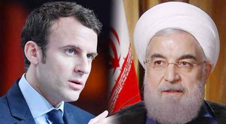 ماكرون يطمئن روحاني إلتزام فرنسا بالاتفاق النووي