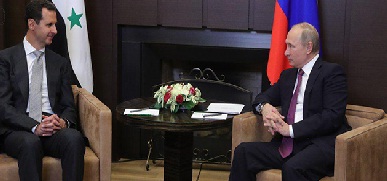 بوتين والأسد يبحثان التسوية السورية في سوتشي