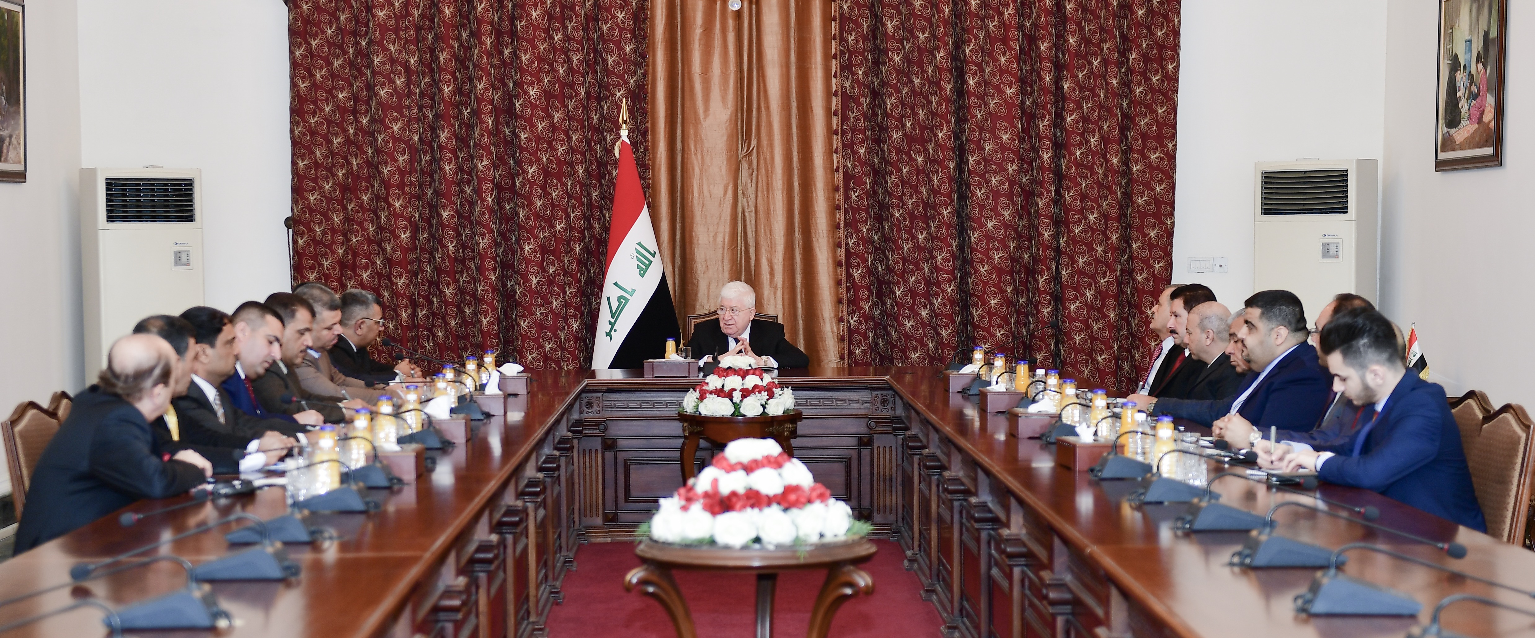 معصوم يؤكد على الموعد الانتخابي والحوار بين بغداد وأربيل