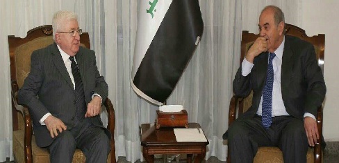 معصوم وعلاوي يؤكدان على حل الخلافات بين بغداد وأربيل