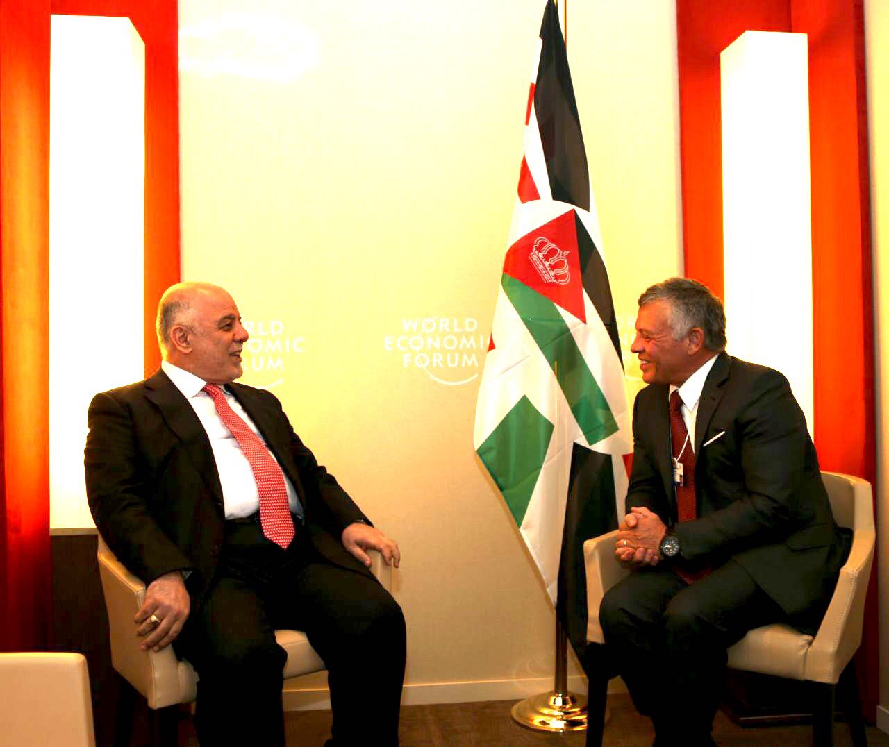 العاهل الأردني والعبادي يؤكدان على تعزيز العلاقات بين البلدين