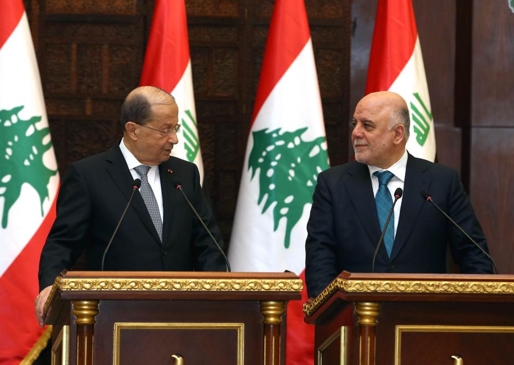 العراق ولبنان يؤكدان على تعزيز العلاقات بين البلدين