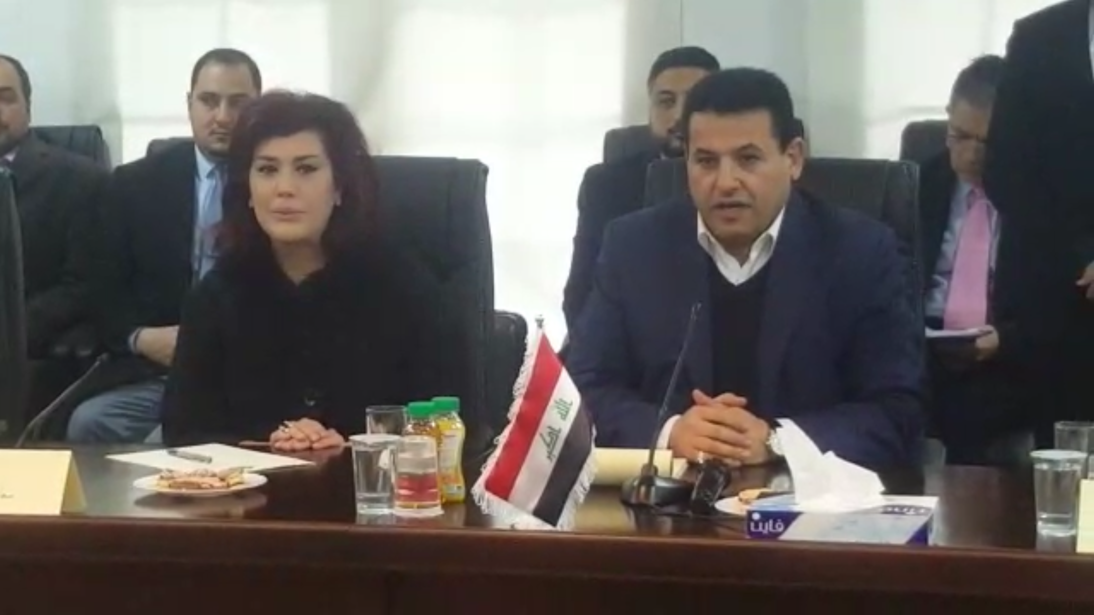 لقاء السيد قاسم الاعرجي بالسيد وزير الداخلية الاردني اليوم