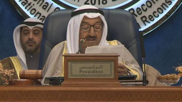أمير الكويت يعلن عن تخصيص ملياري دولار كقروض واستثمار لدعم العراق