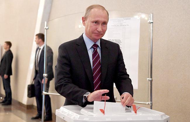 على طريقة 99.99%..بوتين يفوز بولاية رابعة لرئاسة روسيا