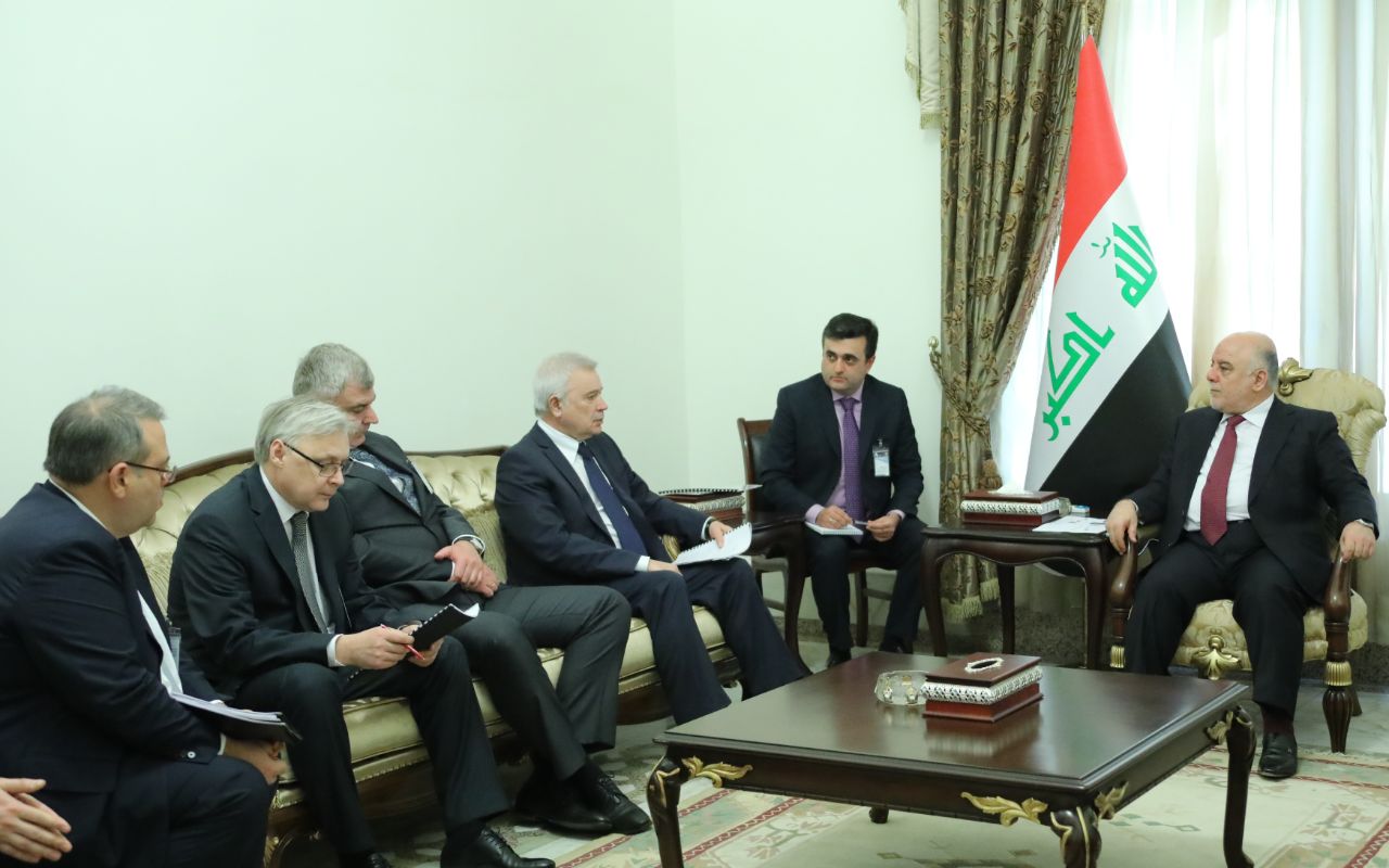 العبادي يبحث مع شركة “لوك أويل” الروسية مشاريعها في العراق