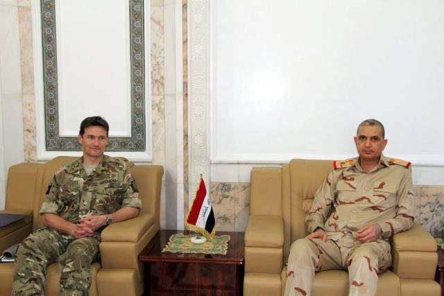 الغانمي يدعو التحالف الدولي لدعم إعادة تأهيل الجيش العراقي