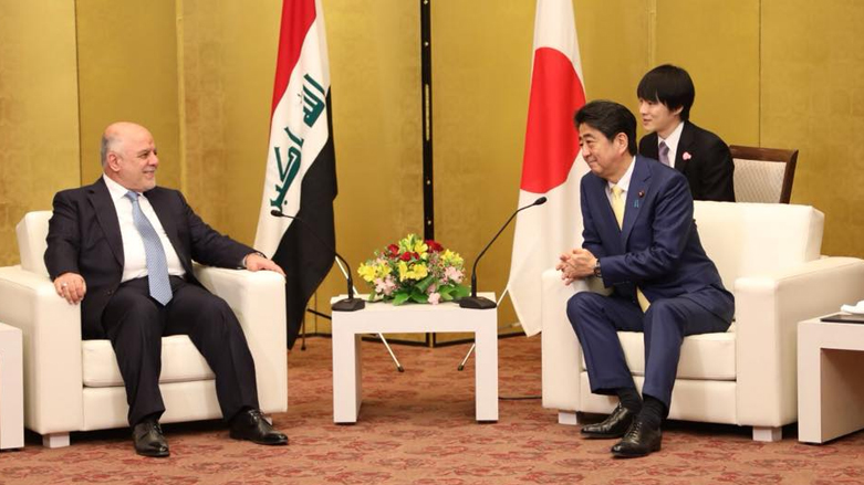 العبادي لنظيره الياباني:حققنا “الوحدة بين مكونات الشعب العراقي”