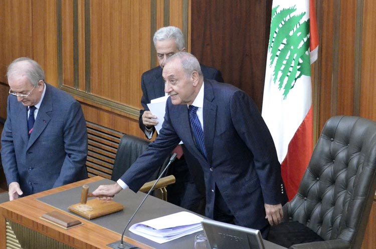 بري رئيساً لنواب لبنان للمرة السادسة