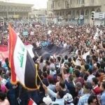 مصدر أمني:متظاهروا بغداد طردوا كادر قناة العراقية من ساحة التحرير