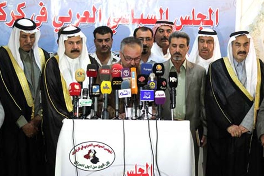 عرب كركوك:نحن مع الحوار الوطني لتطبيع الأوضاع في المحافظة