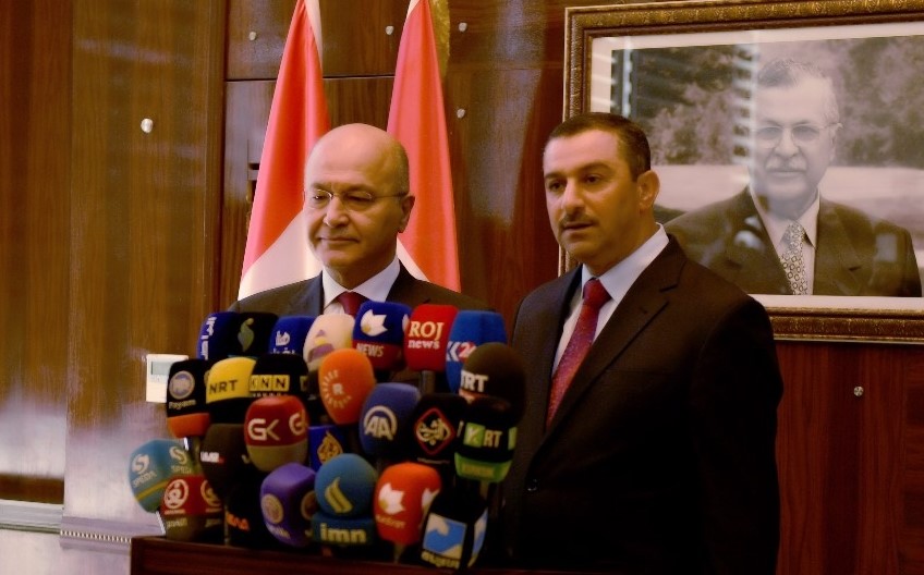 صالح:حل خلافات بغداد أربيل بالدستور