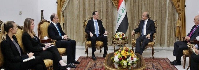صالح يؤكد على تعزيز العلاقات مع الولايات المتحدة