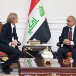 عبد المهدي وسانيز يبحثان تعزيز العلاقات بين العراق وفرنسا