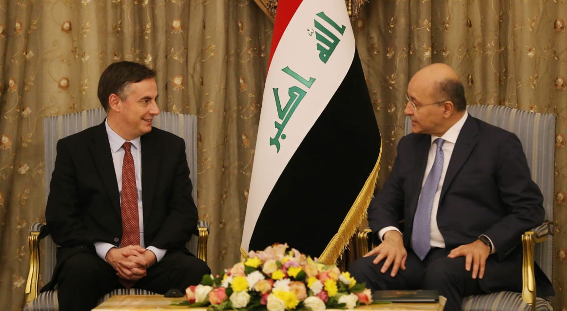 صالح يدعو المجتمع الدولي إلى المساهمة الجادة بإعادة إعمار العراق