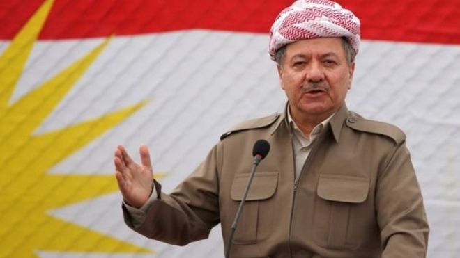 البارزاني”قلق” من وضع الأكراد في سوريا