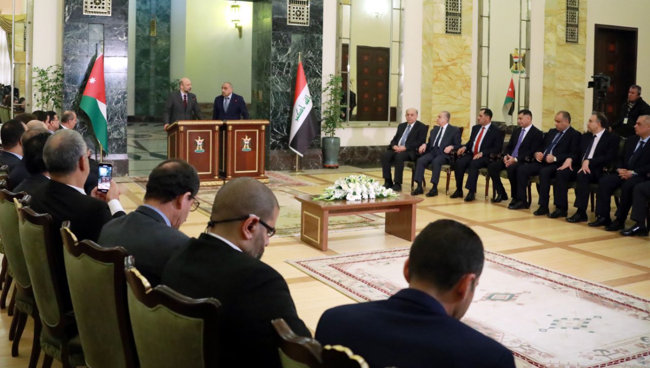 نتائج المباحثات العراقية الأردنية وفق بيان مكتب عبد المهدي