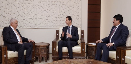 الرئاسة السورية:عبد المهدي أكد للأسد وحدة الموقف العراقي السوري في مكافحة الإرهاب وتعزيز العلاقات بينهما