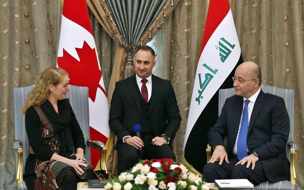 صالح يدعو الشركات الكندية للمساهمة في إعمار العراق