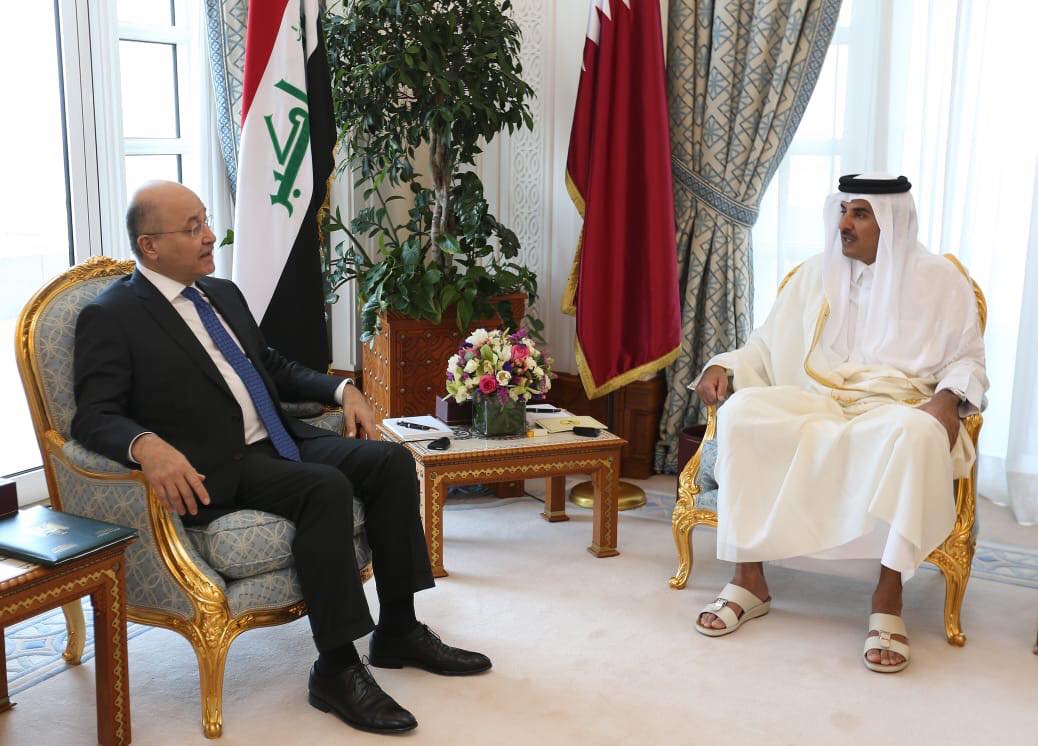 صالح يؤكد على أن العراق يسعى لإقامة أفضل العلاقات مع أشقائه العرب