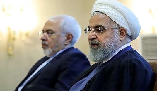 روحاني يرفض إستقالة ظريف