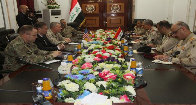 ماكنزي يؤكد مواصلة القوات الأمريكية في دعم الجيش العراقي