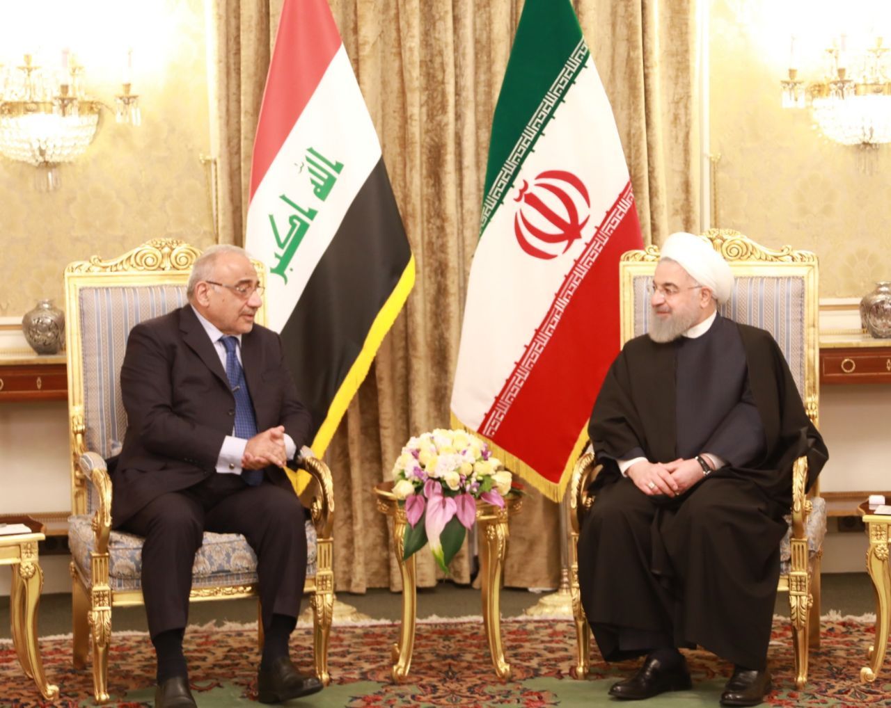 عبد المهدي:لولا إيران لما ركض العرب نحو العراق!!