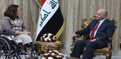 صالح يؤكد على تعزيز العلاقات مع الولايات المتحدة