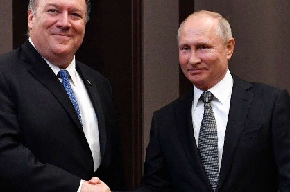بوتين وبومبيو يؤكدان على تعزيز العلاقات بين موسكو وواشنطن