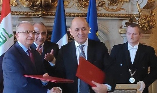 الخارجية:التوقيع على وثيقة تعاون ستراتيجي في كافة المجالات بين العراق وفرنسا