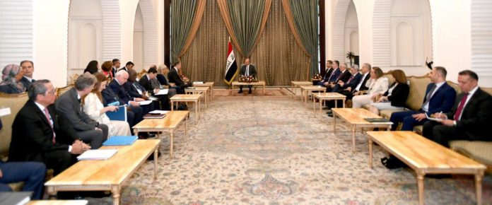 صالح:العراق حريص على تعزيز السلم والأمن في المنطقة