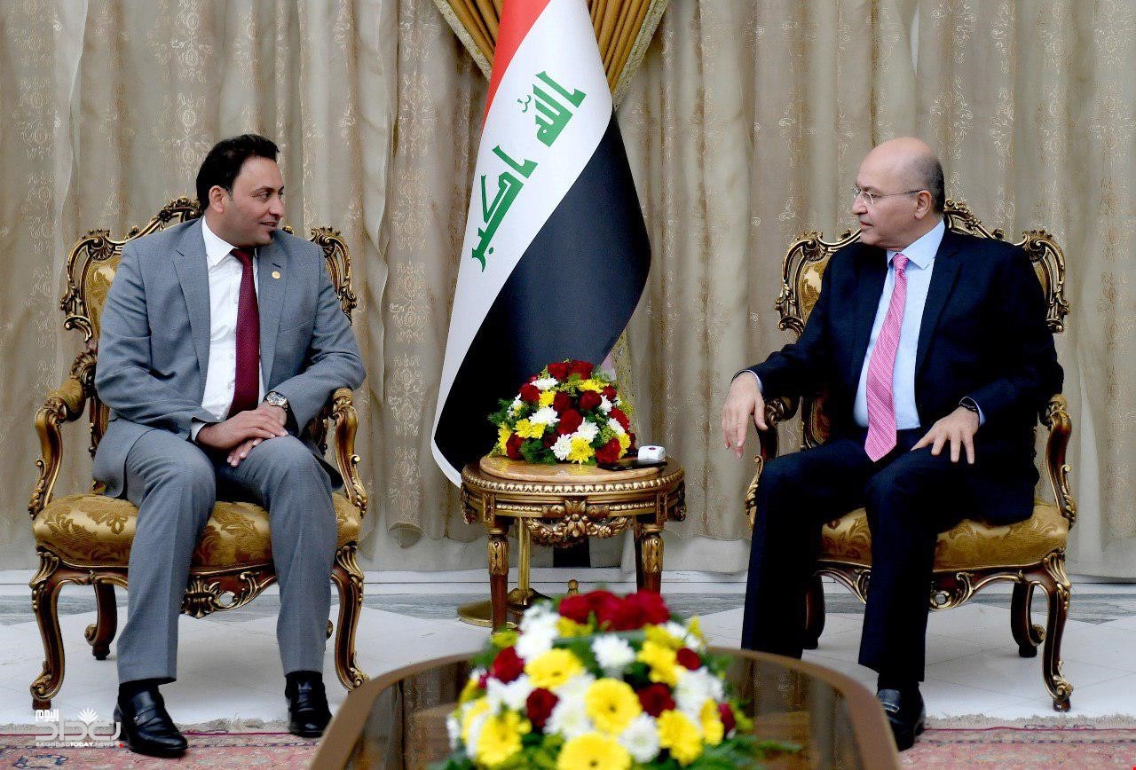 الكعبي والعاقولي للرئيس العراقي: تحالف سائرون هو الكتلة الأكبر