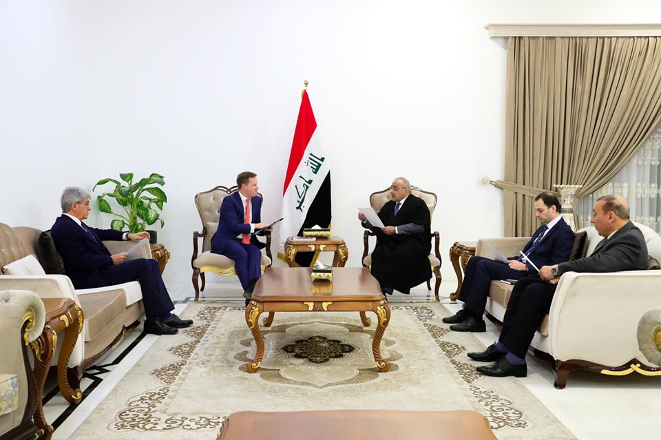 عبد المهدي يبحث مع سفيري بريطانيا والمانيا الاوضاع في العراق