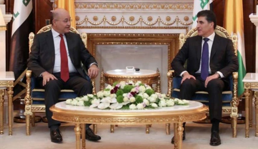 حزب بارزاني: زيارة صالح للإقليم للإسراع في تشكيل حكومة علاوي