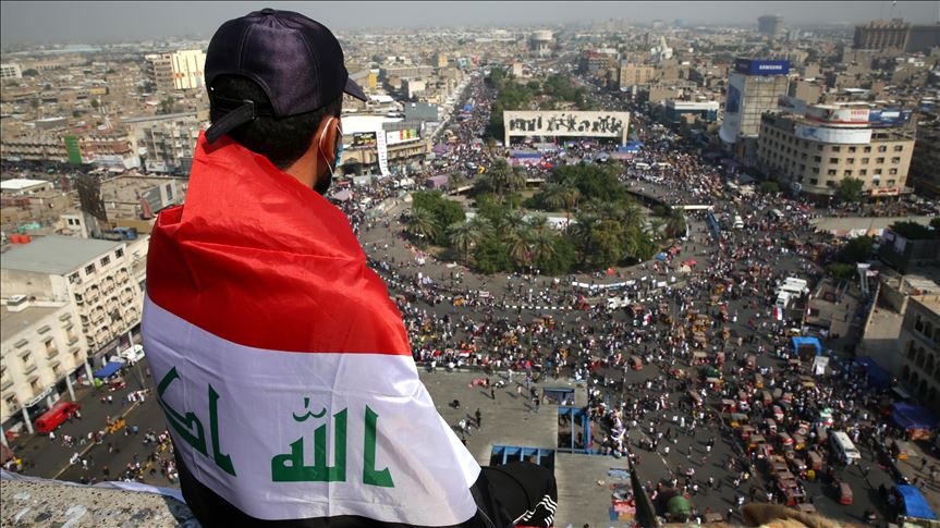 انتفاضة اكتوبر تضع العملية السياسية الاحتلالية في العراق في عنق الزجاجة وتجبرها على الاحتضار الأخير