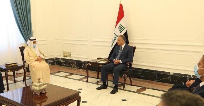 الكاظمي يؤكد على أهمية تعزيز التعاون الأمني والاقتصادي بين العراق والكويت