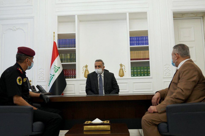 الكاظمي يجتمع بالأسدي والساعدي لبحث عمليات الاختطاف والقتل وملاحقة داعش