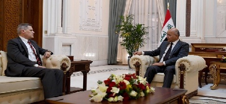صالح وتولر يؤكدان على الحوار وأحترام السيادة العراقية