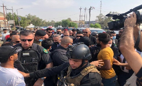 الكاظمي في الناصرية لمحاولة  إطلاق سراح “سجاد العراقي” المختطف من قبل منظمة بدر