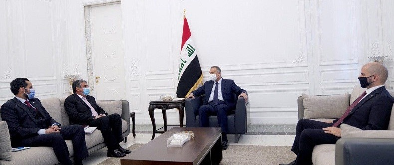 الكاظمي يؤكد على حرص العراق في تعزيز علاقاته مع الكويت
