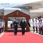 الرئيس المصري يصل بغداد