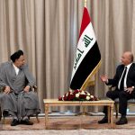 صالح والحلبوسي لم يتطرقا مع علوي عن قطع إيران المياه عن العراق